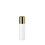 Gold Topped White Ceramic Cylinder 12"H-20"H