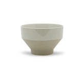 Unique Tapered Bowl in Grey