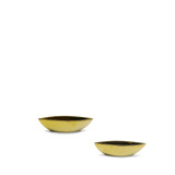 Ceramic Boat Vase in Gold