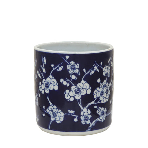 Blue Plum Blossom Pot