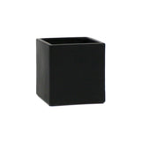 Black Ceramic Cube Vase