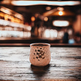 Unique Textured Rose Gold Pot