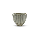 Fancy White Acorn Ceramic Vase