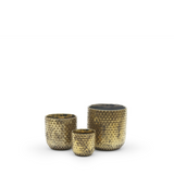 Antique Gold Ceramic Pot