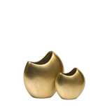 Half Moon Vase in Gold