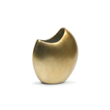 Half Moon Vase in Gold