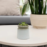 Two Toned Tapered Honey Pot Vase