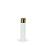 Gold Topped White Ceramic Cylinder 12"H-20"H
