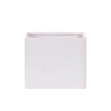 Matte White Pottery W/Drain Hole And Packed Liner
