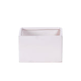 Matte White Pottery W/Drain Hole And Packed Liner