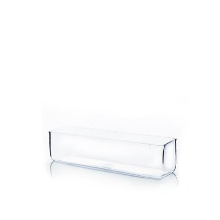 Block Vase:Height 4",  Long from 8" to 16"