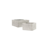 Etched Metallic Squares- Silver